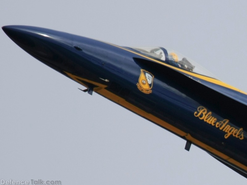 US Navy Blue Angels Flight Demonstration Team