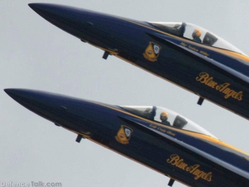 US Navy Blue Angels Flight Demonstration Team