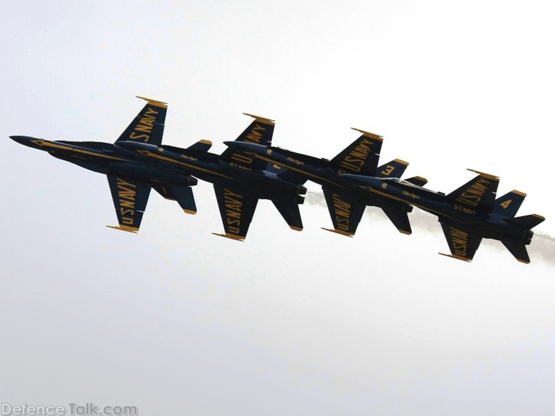 US Navy Blue Angels Flight Demonstration Team