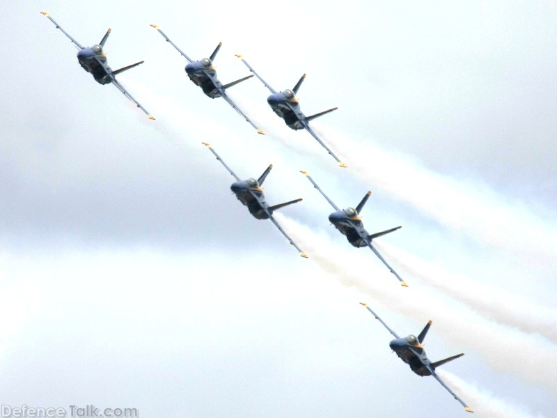 US Navy Blue Angels Flight Demonstration Team