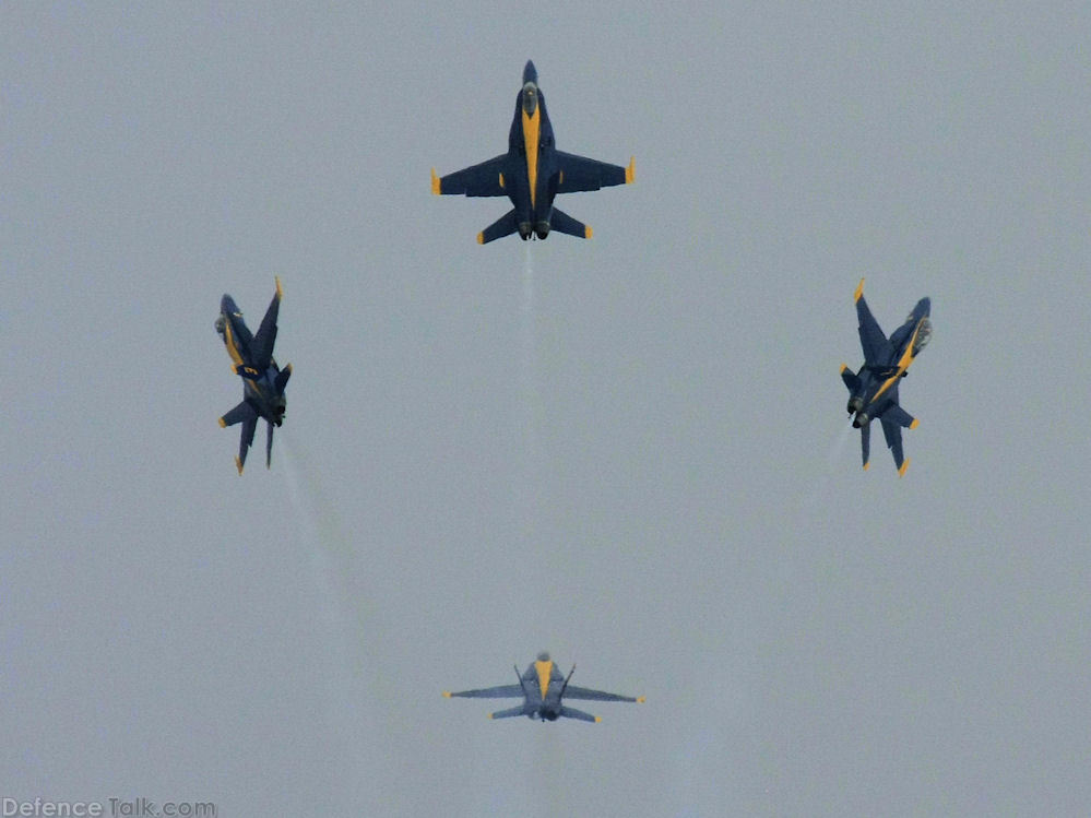 US Navy Blue Angels Flight Demonstration Team