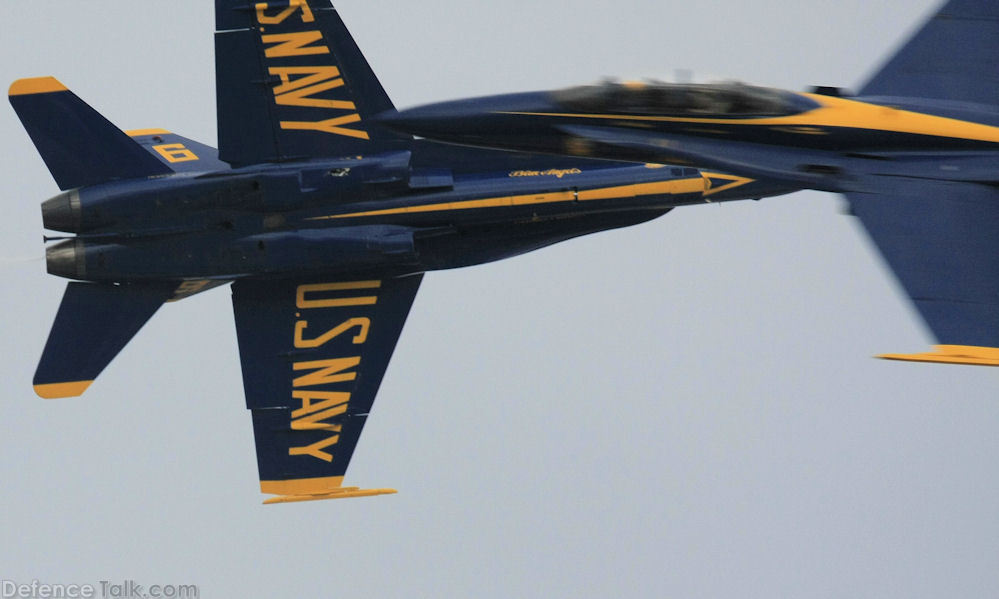 US Navy Blue Angels Flight Demonstration Team