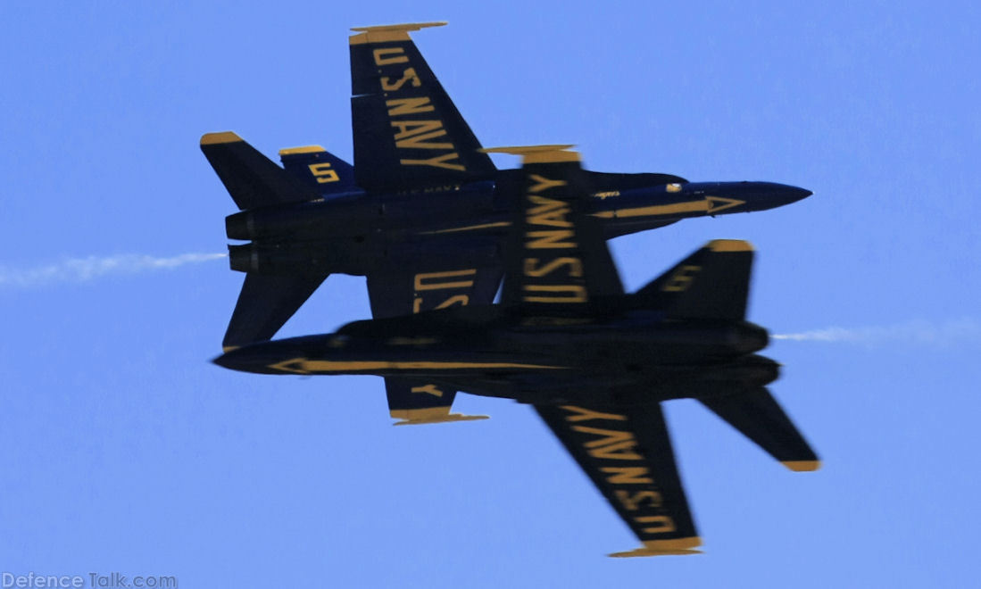 US Navy Blue Angels Flight Demonstration Team