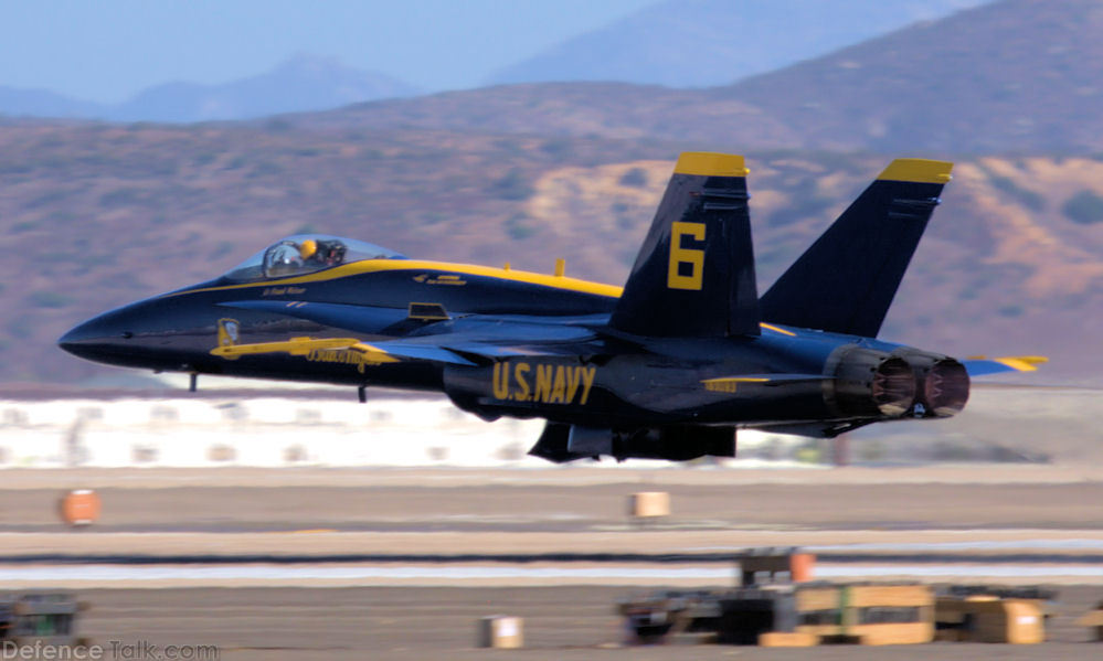 US Navy Blue Angels Flight Demonstration Team