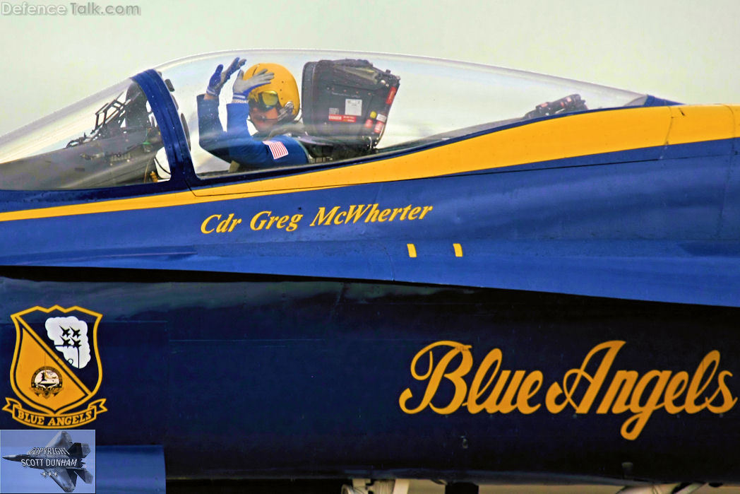 US Navy Blue Angels Flight Demonstration Team