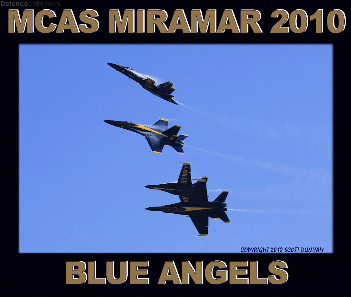 US Navy Blue Angels Flight Demonstration Team