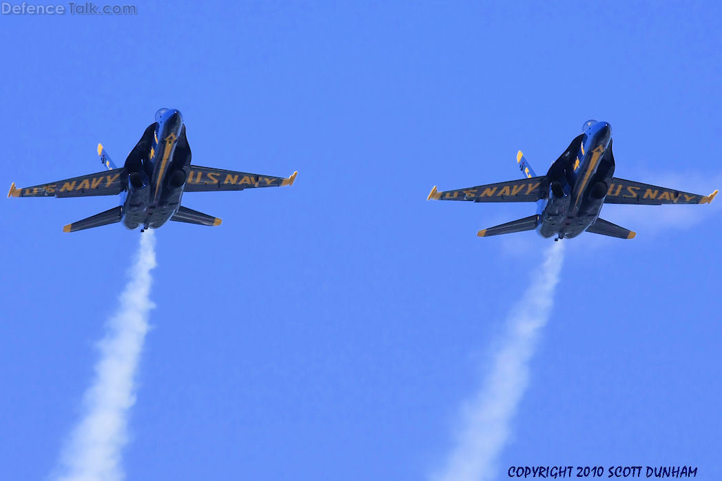 US Navy Blue Angels Flight Demonstration Team