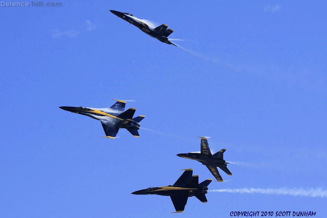 US Navy Blue Angels Flight Demonstration Team