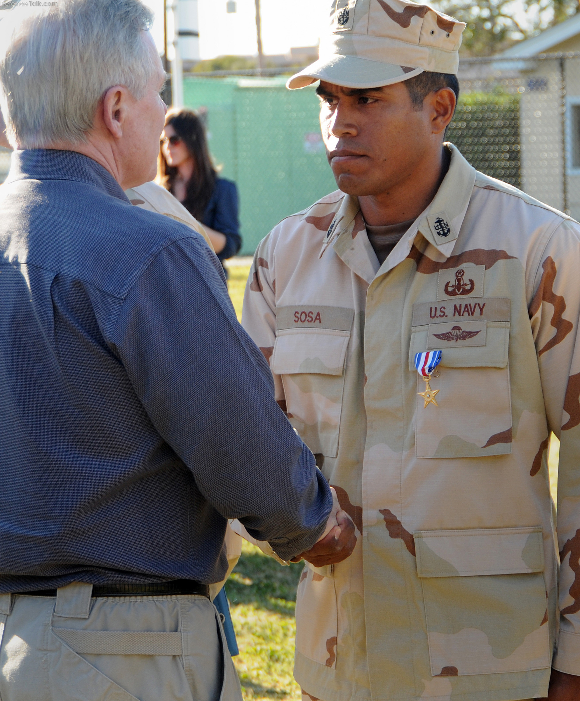 US Navy Chief Explosive Ordnance Disposal Technician Gerardo Sosa