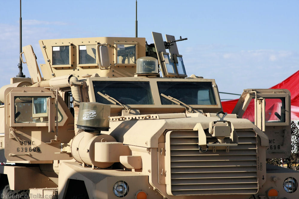 US Navy Cougar MRAP Armored Vehicle