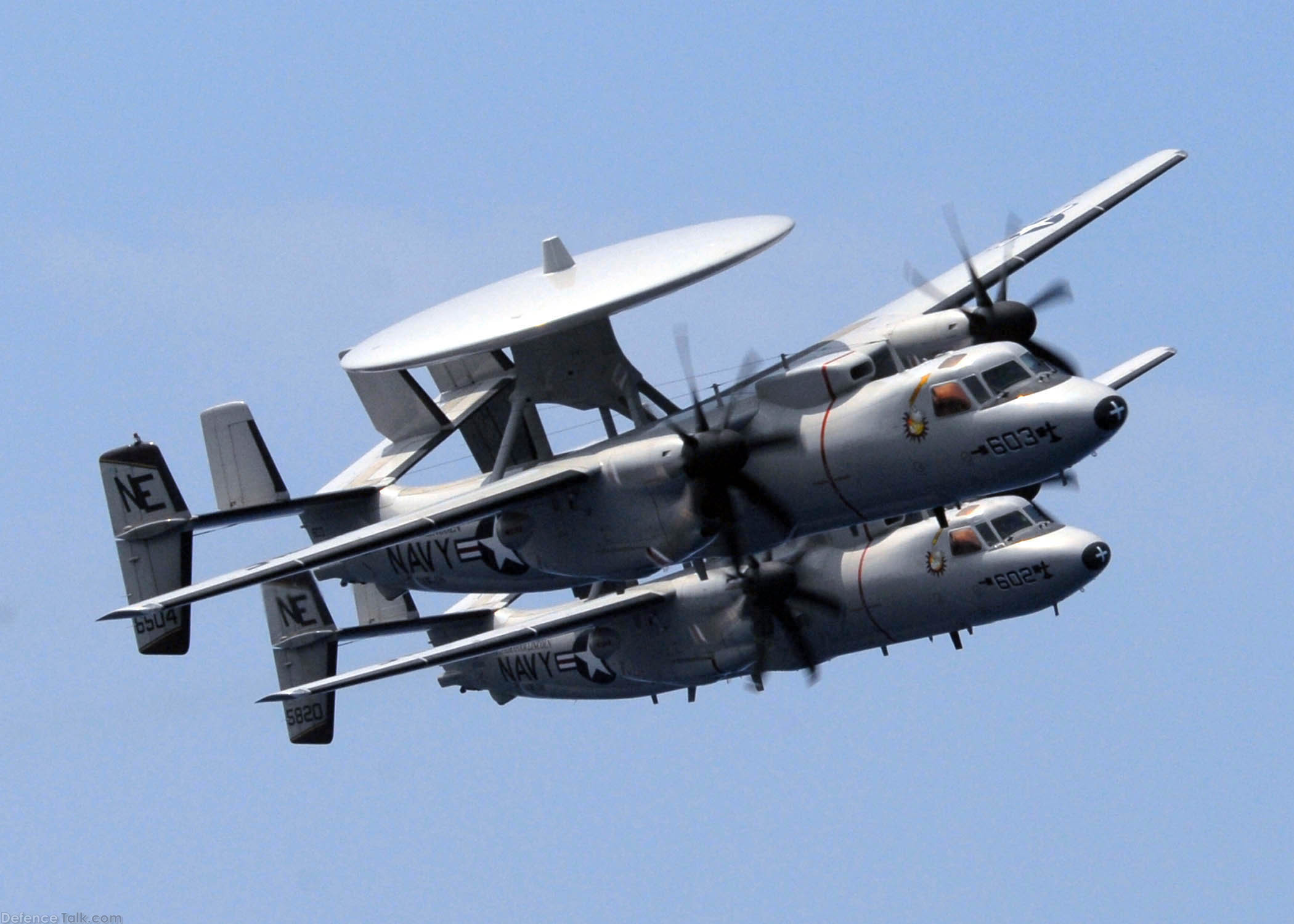 US Navy E-2C Hawkeye AWACS Aircraft