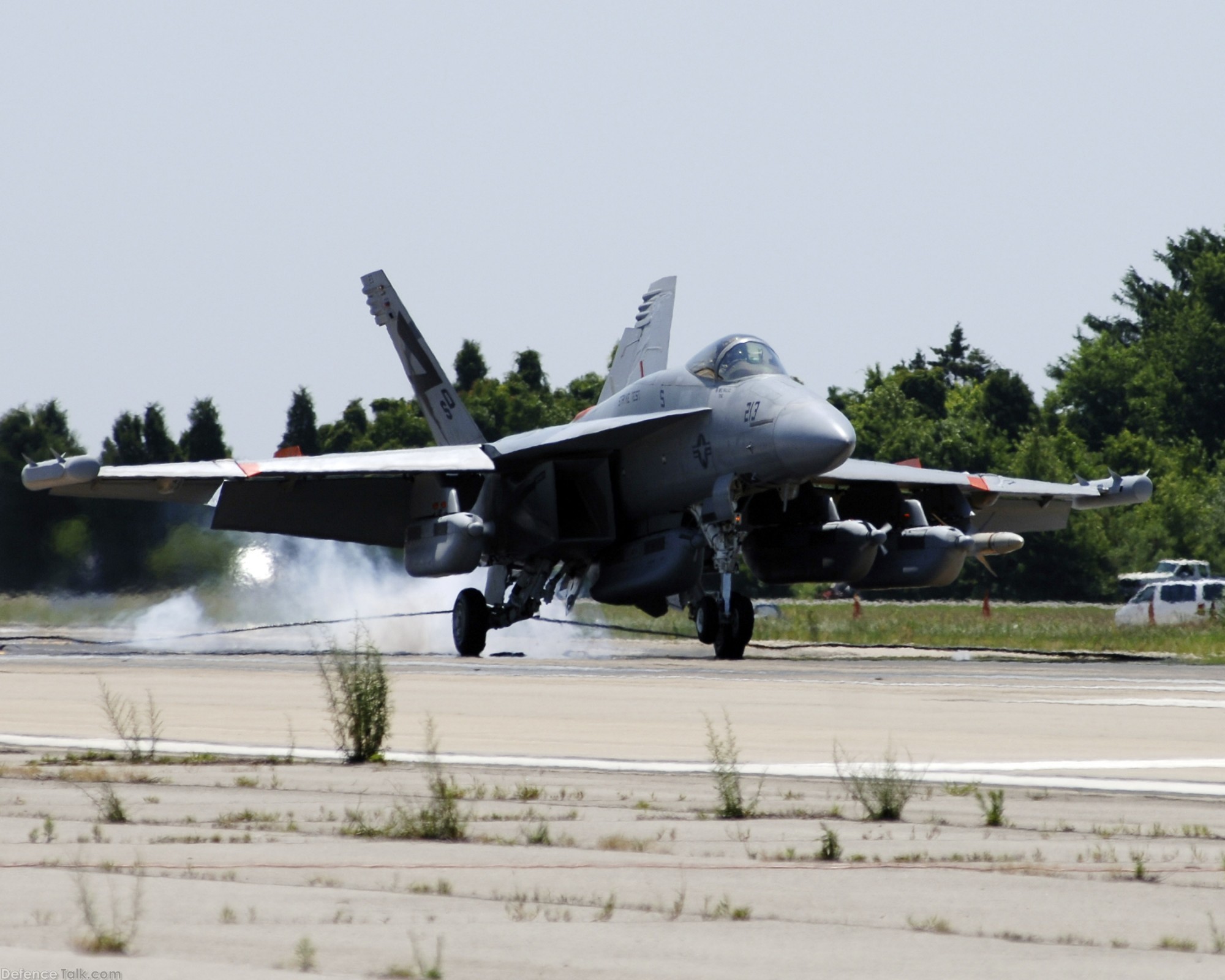 US Navy EA-18 G Growler Electronic Warfare Aircraft