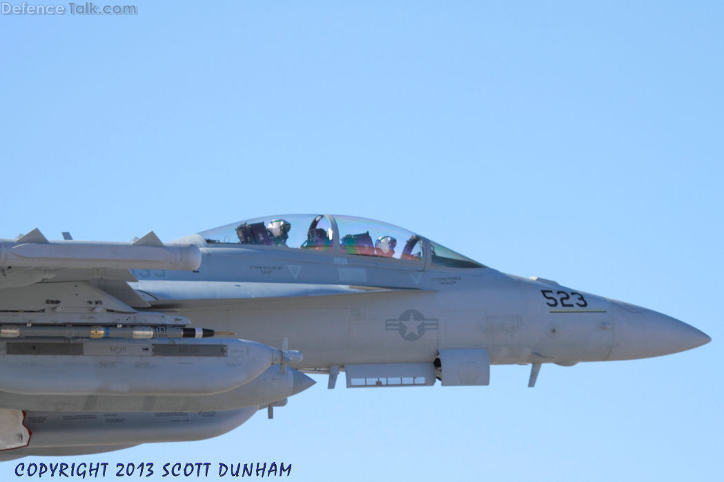 US Navy EA-18G Growler Electronic Attack Aircraft