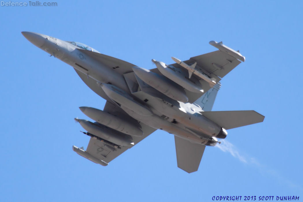 US Navy EA-18G Growler Electronic Attack Aircraft