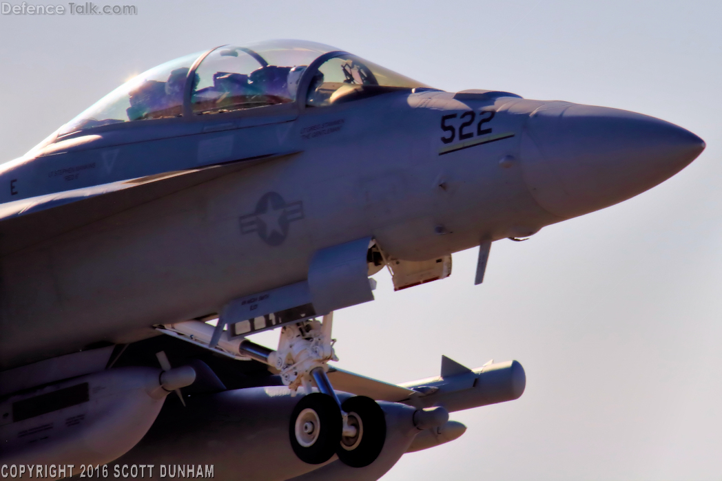 US Navy EA-18G Growler Electronic Attack Aircraft