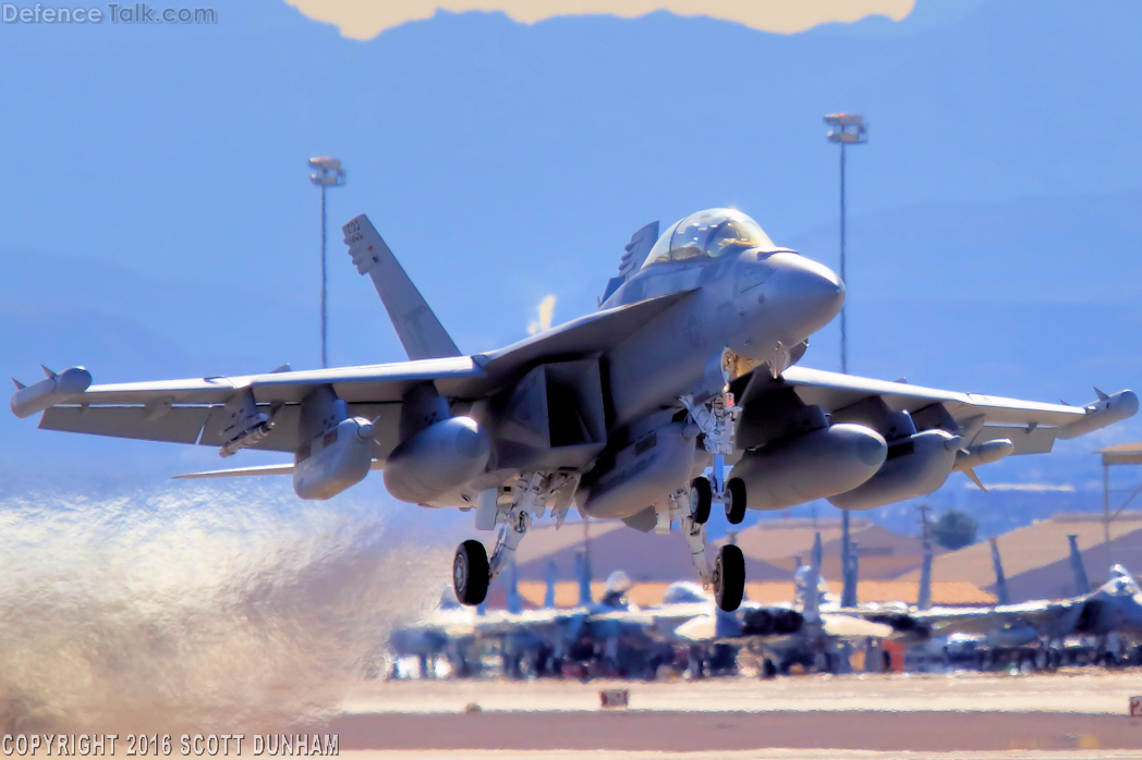 US Navy EA-18G Growler Electronic Attack Aircraft