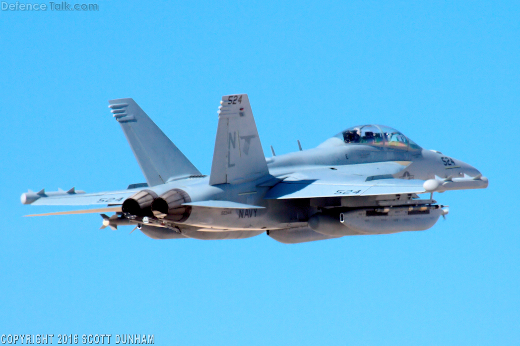 US Navy EA-18G Growler Electronic Attack Aircraft