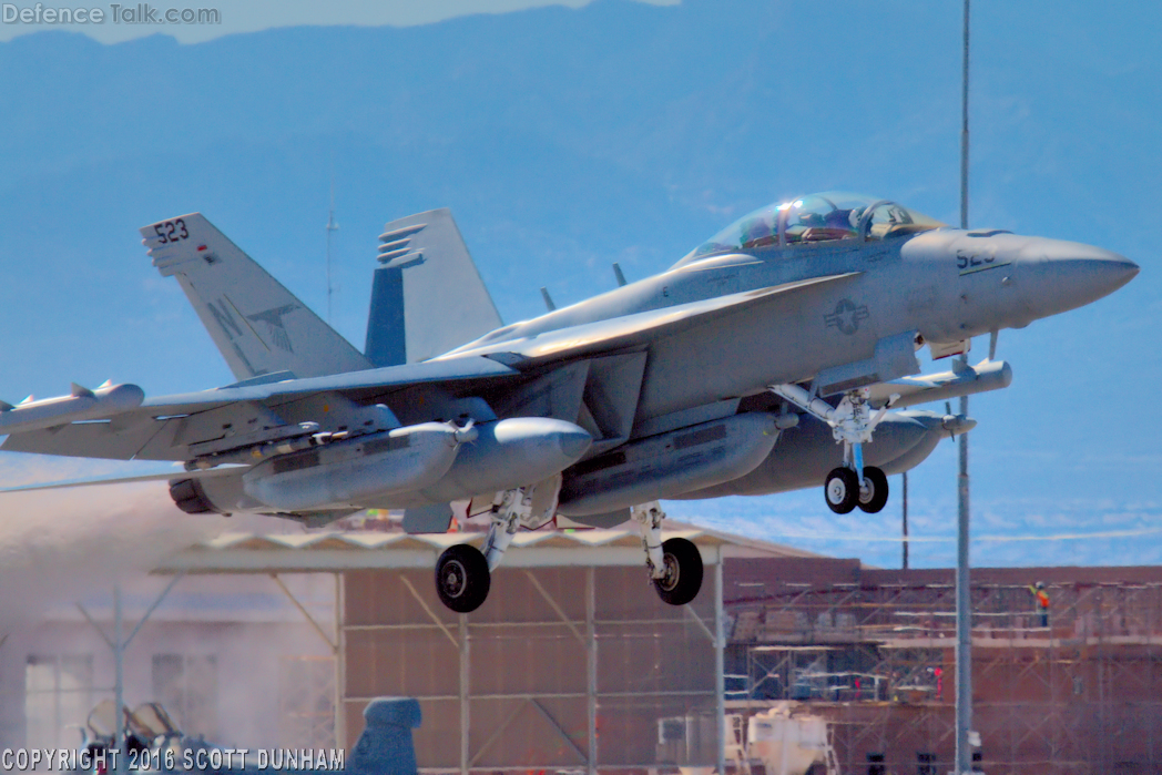 US Navy EA-18G Growler Electronic Attack Aircraft