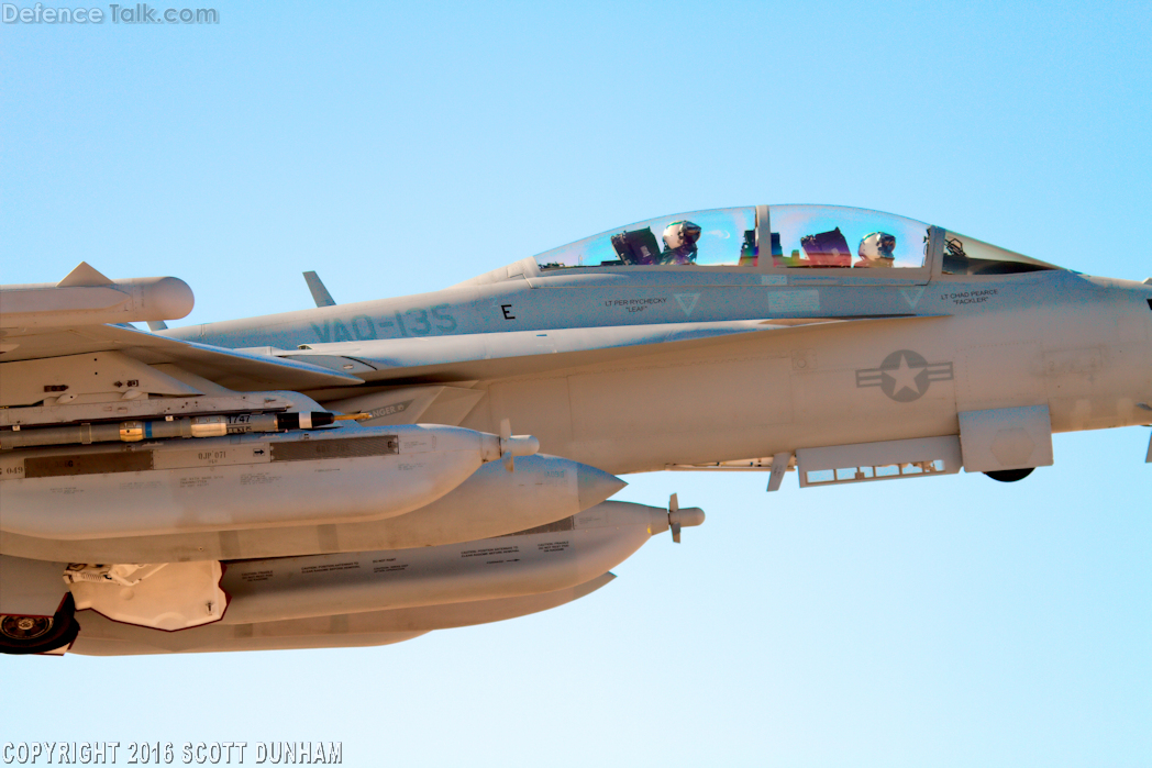 US Navy EA-18G Growler Electronic Attack Aircraft