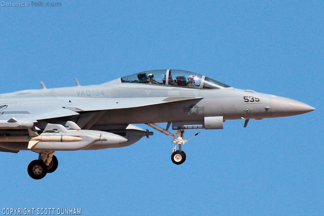 US Navy EA-18G Growler Electronic Attack Aircraft