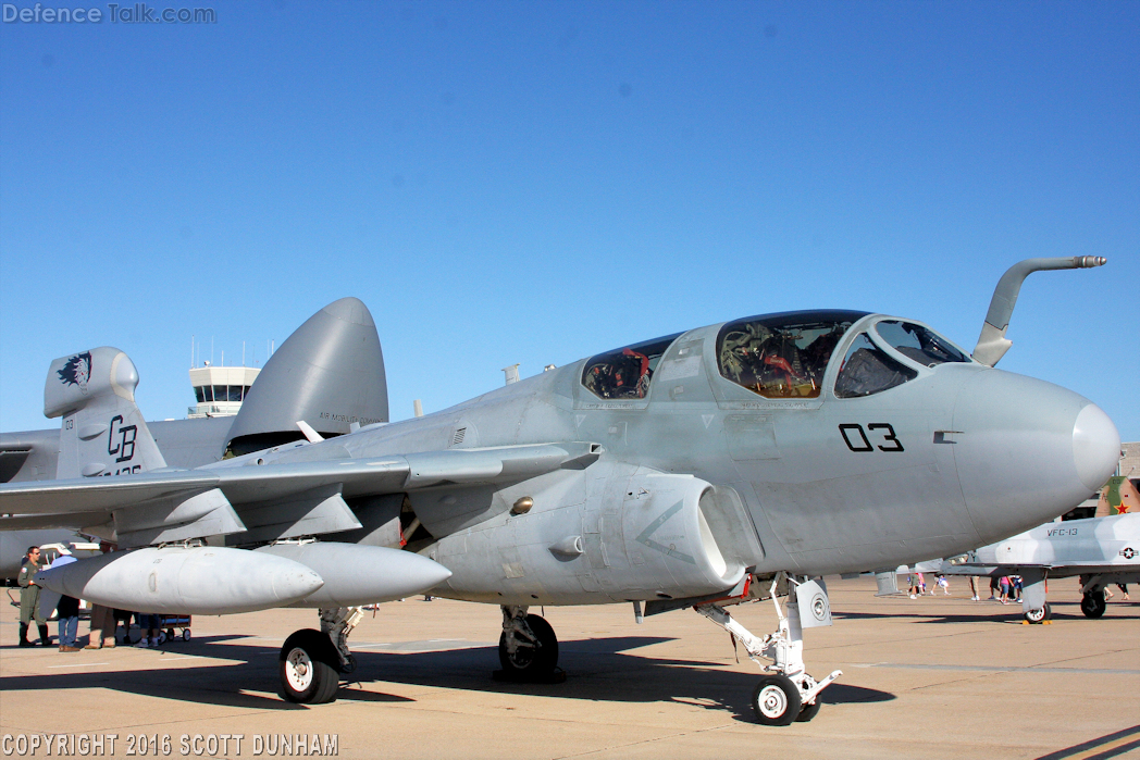 US Navy EA-6B Prowler Electronic Attack Aircraft