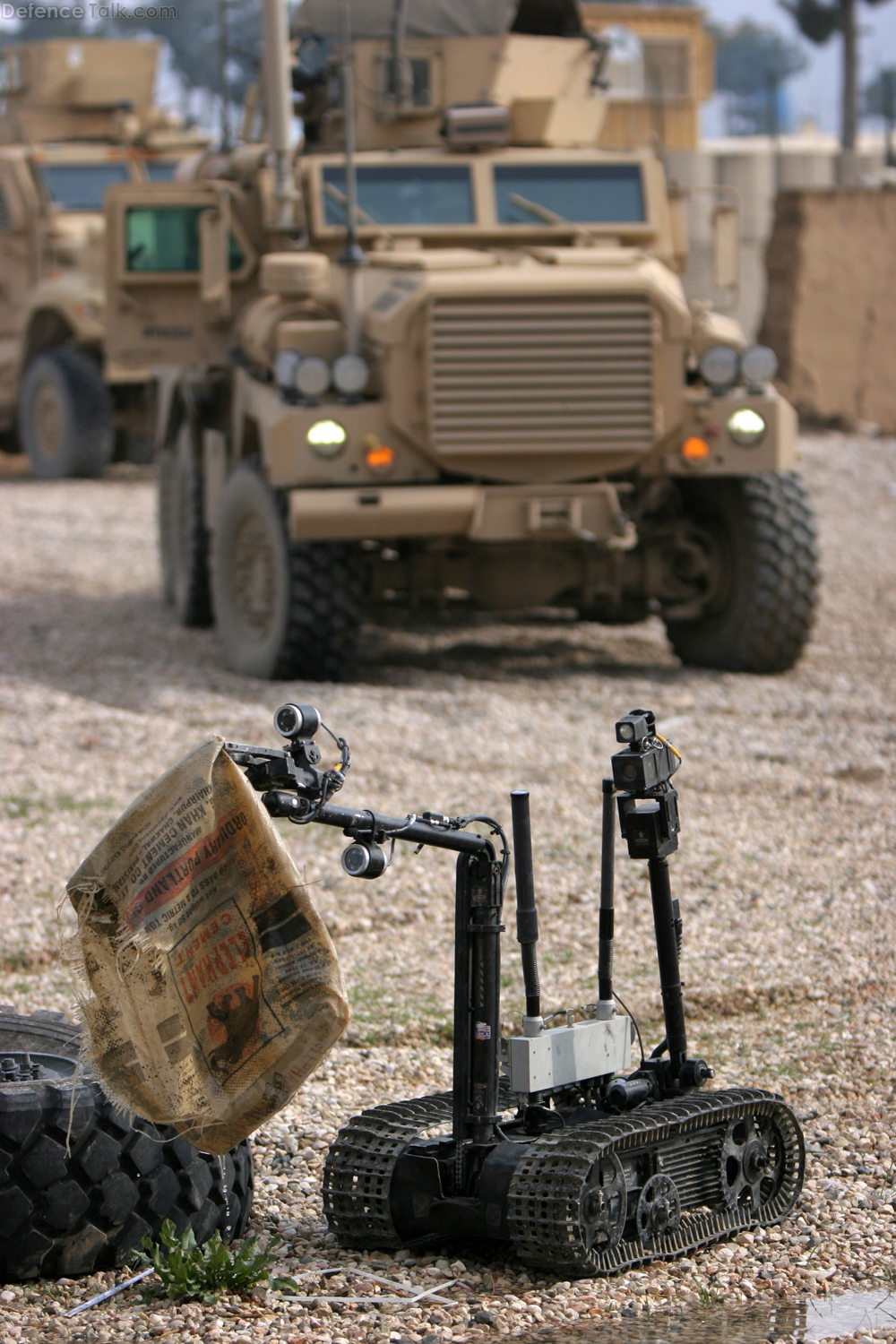 US Navy EOD remote-controlled robot