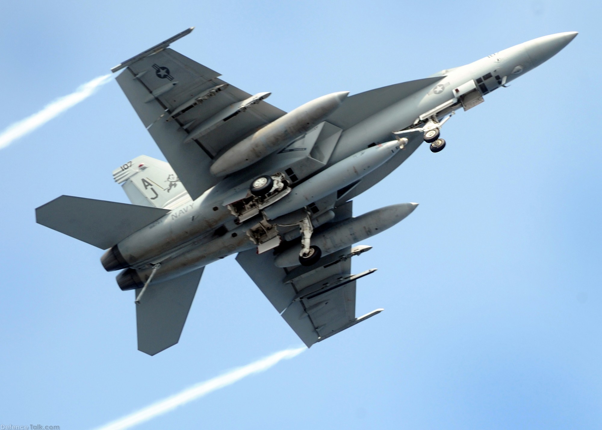 US Navy F/A-18 Super Hornet Fighter Operation Brimstone