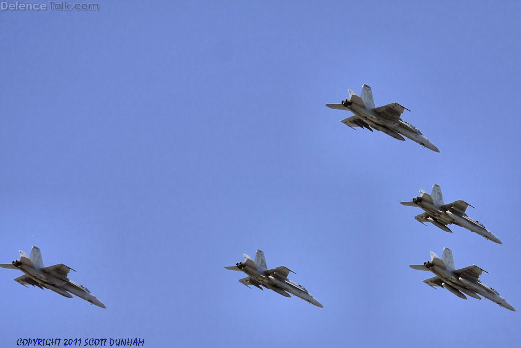 US Navy F/A-18 Super Hornet Fighters