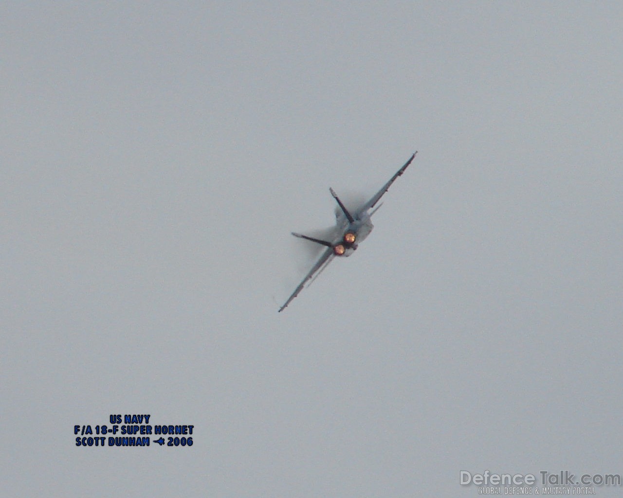 US Navy F/A-18F Super Hornet Fighter
