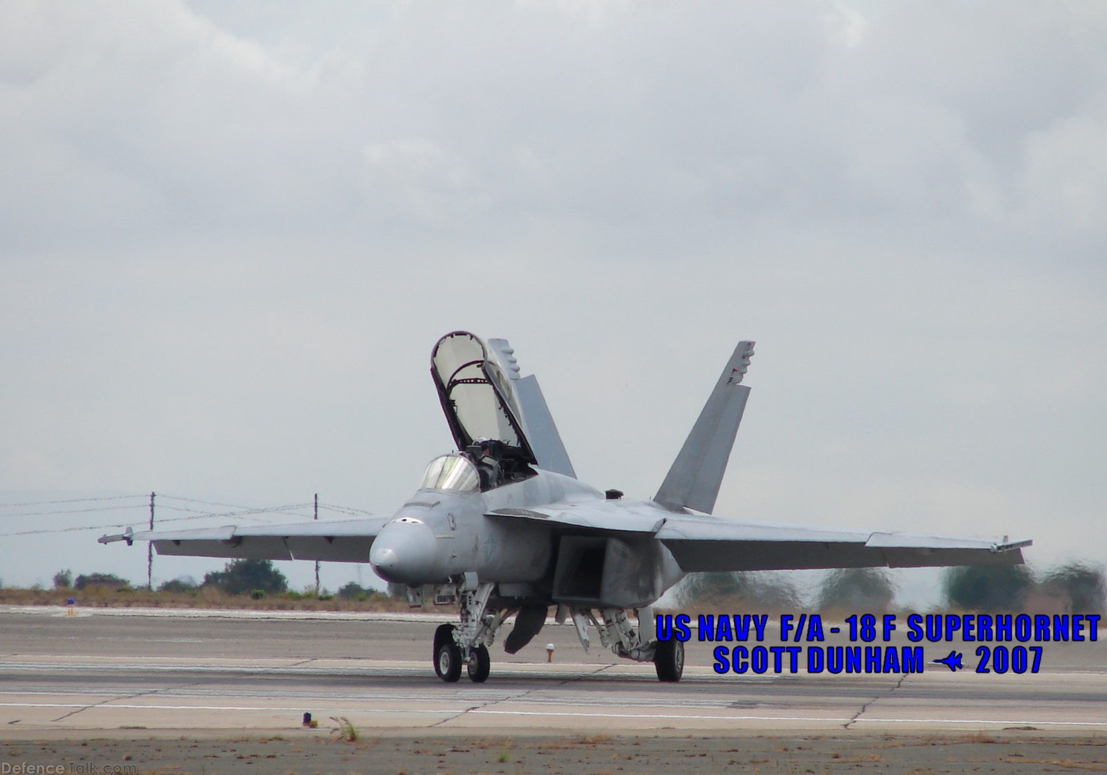 US Navy F/A-18F Super Hornet Fighter