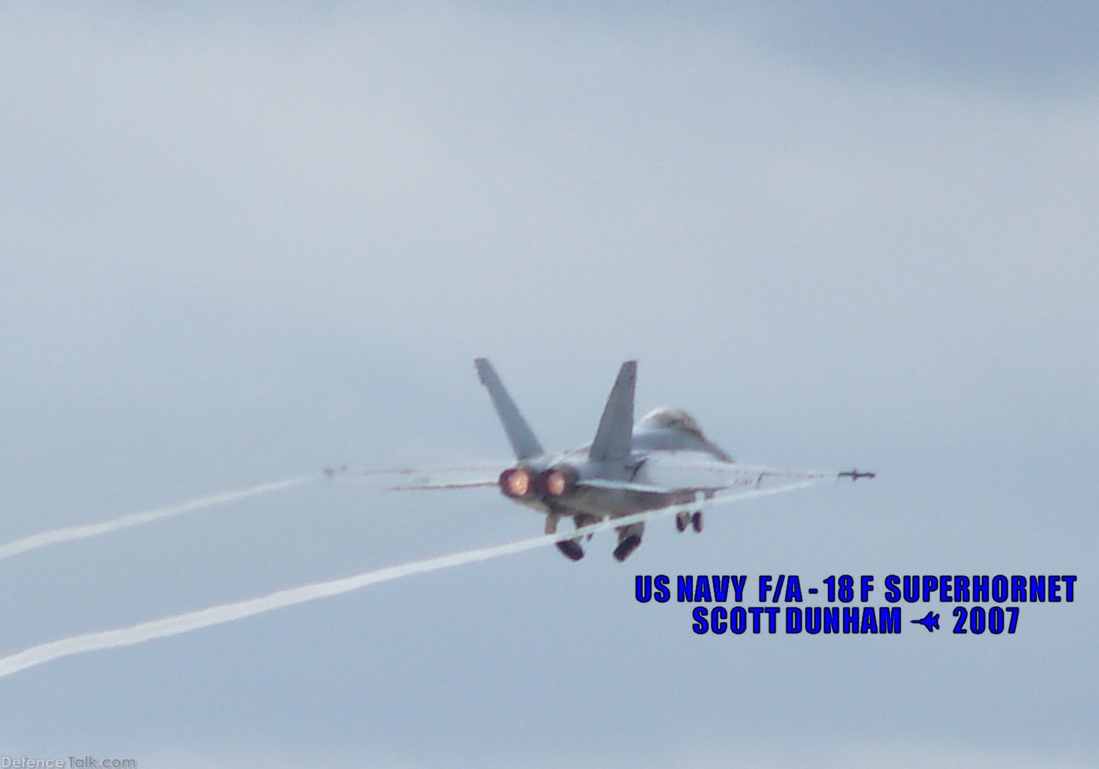 US Navy F/A-18F Super Hornet Fighter