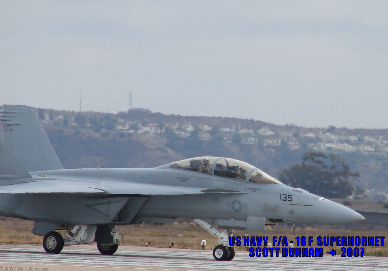 US Navy F/A-18F Super Hornet Fighter