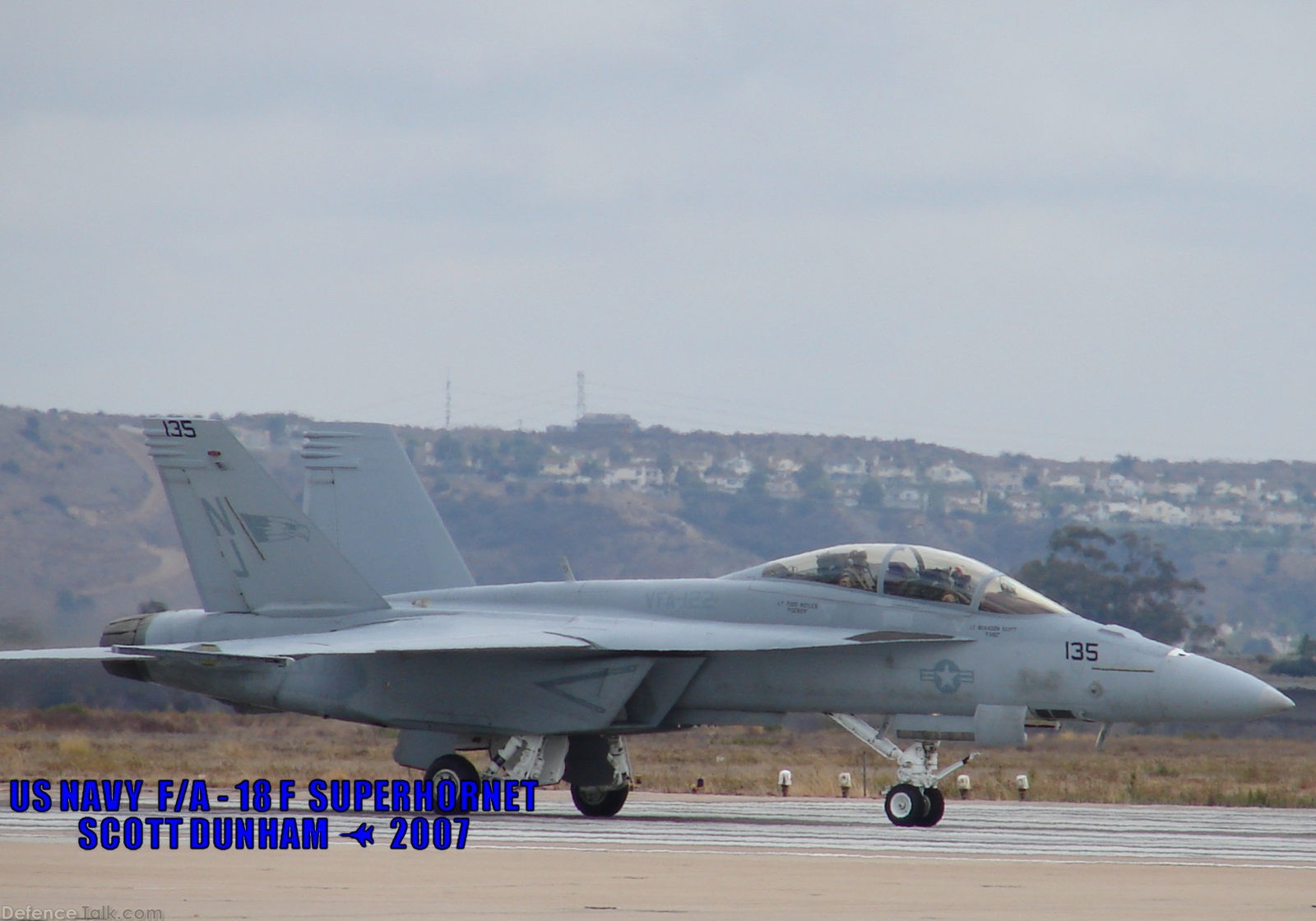 US Navy F/A-18F Super Hornet Fighter