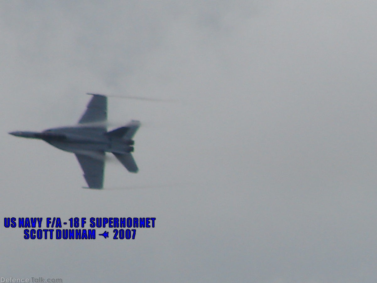 US Navy F/A-18F Super Hornet Fighter