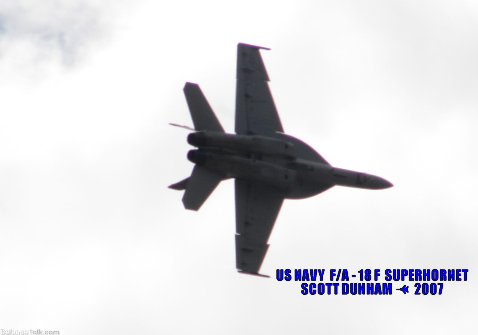 US Navy F/A-18F Super Hornet Fighter