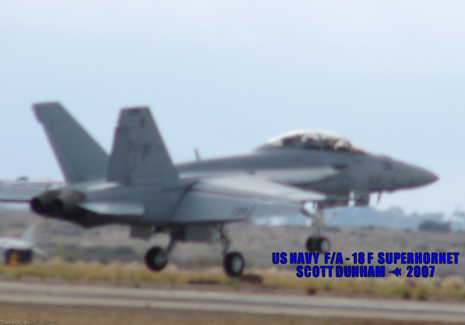 US Navy F/A-18F Super Hornet Fighter