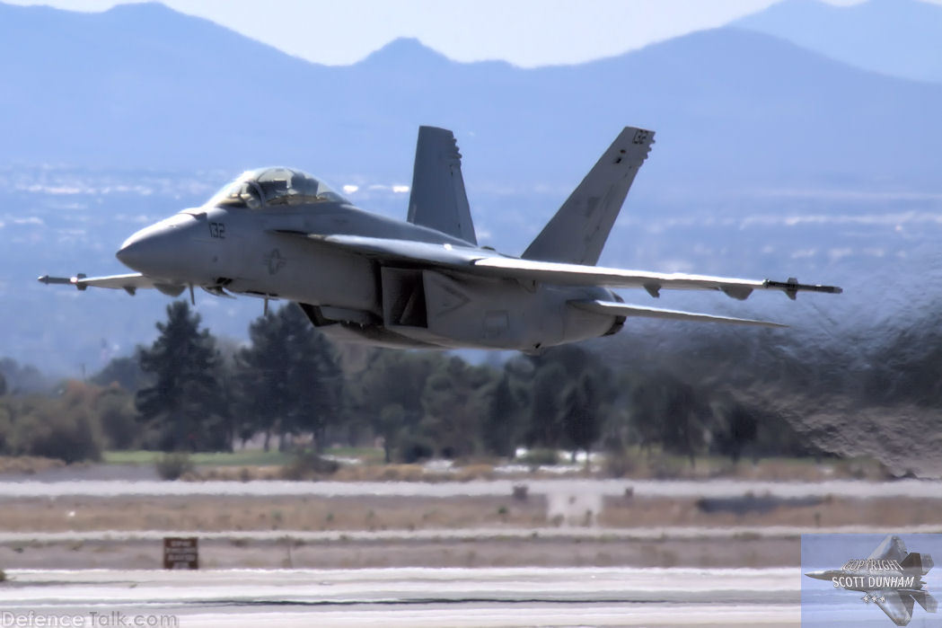 US Navy F/A-18F Super Hornet Fighter