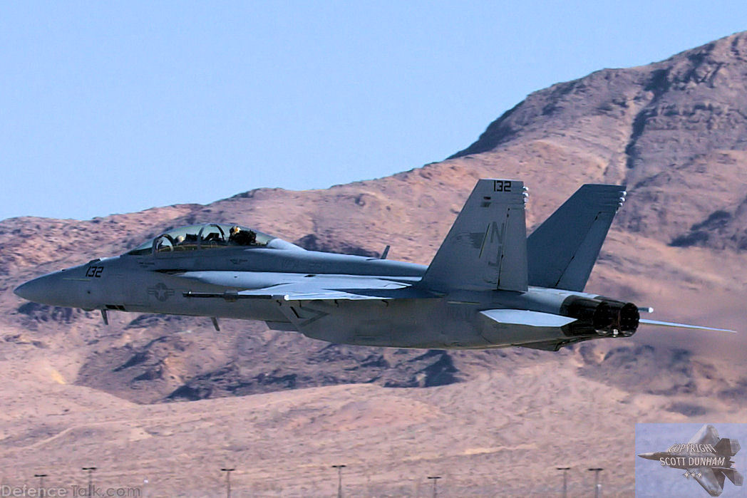 US Navy F/A-18F Super Hornet Fighter