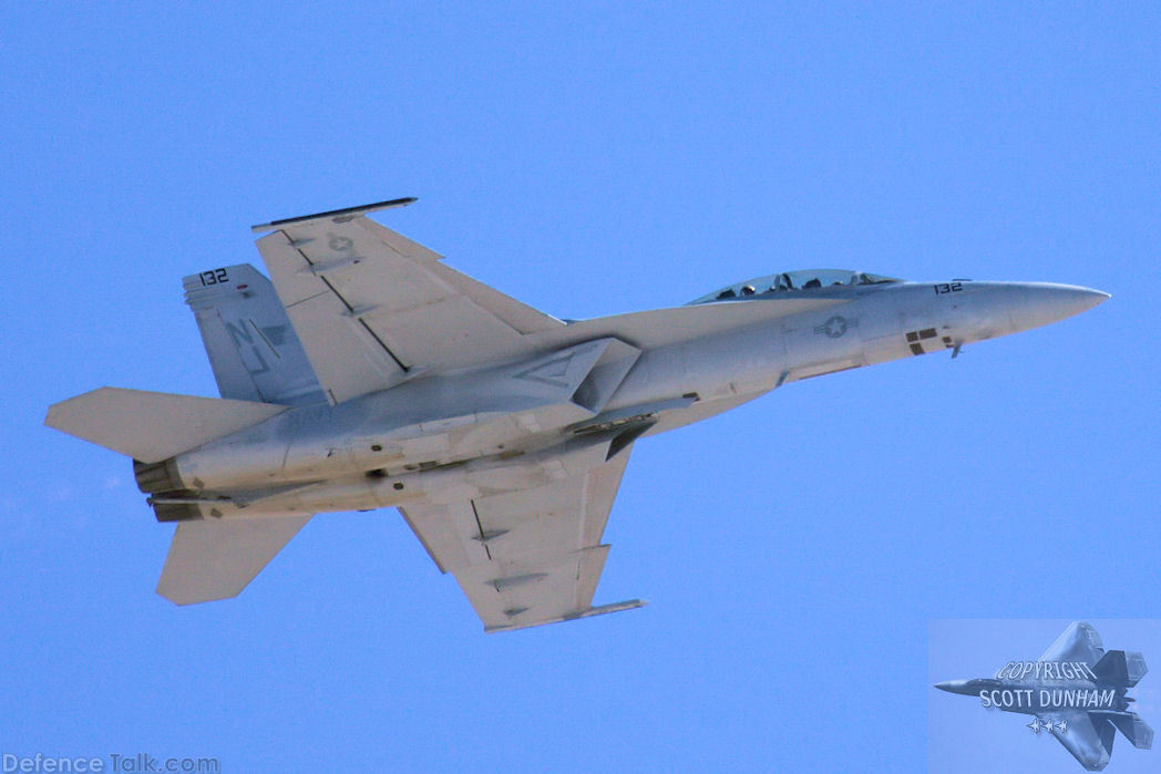 US Navy F/A-18F Super Hornet Fighter