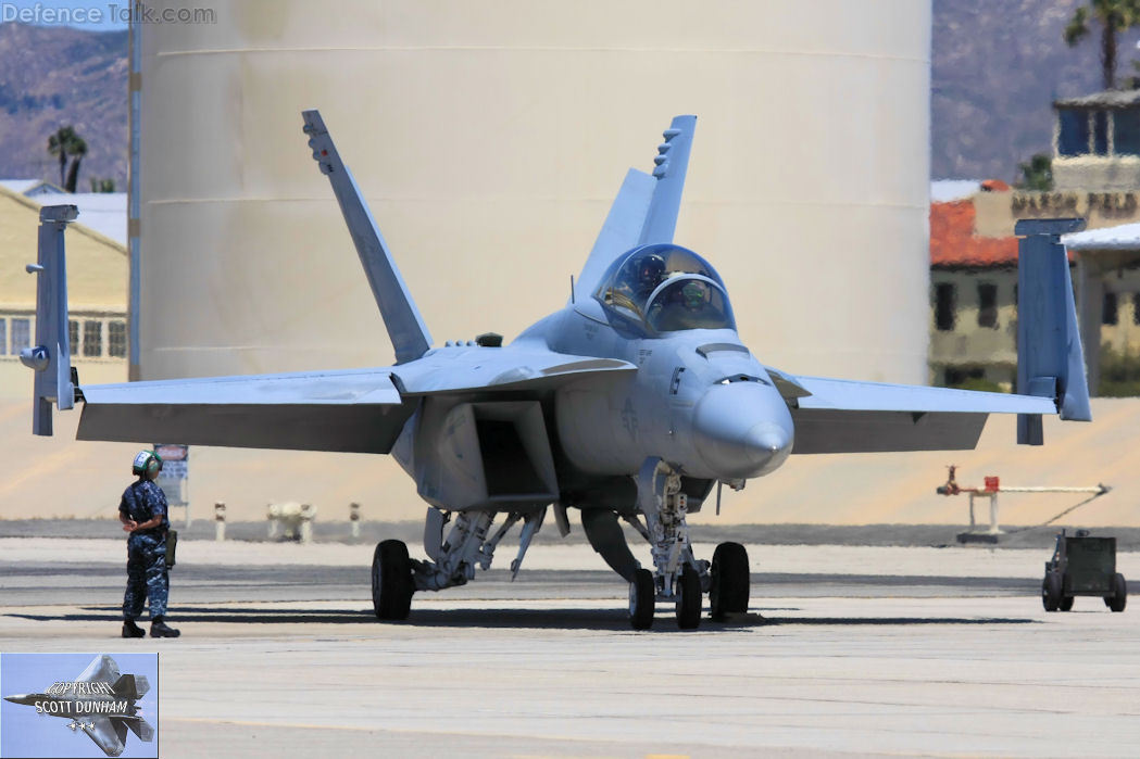 US Navy F/A-18F Super Hornet Fighter