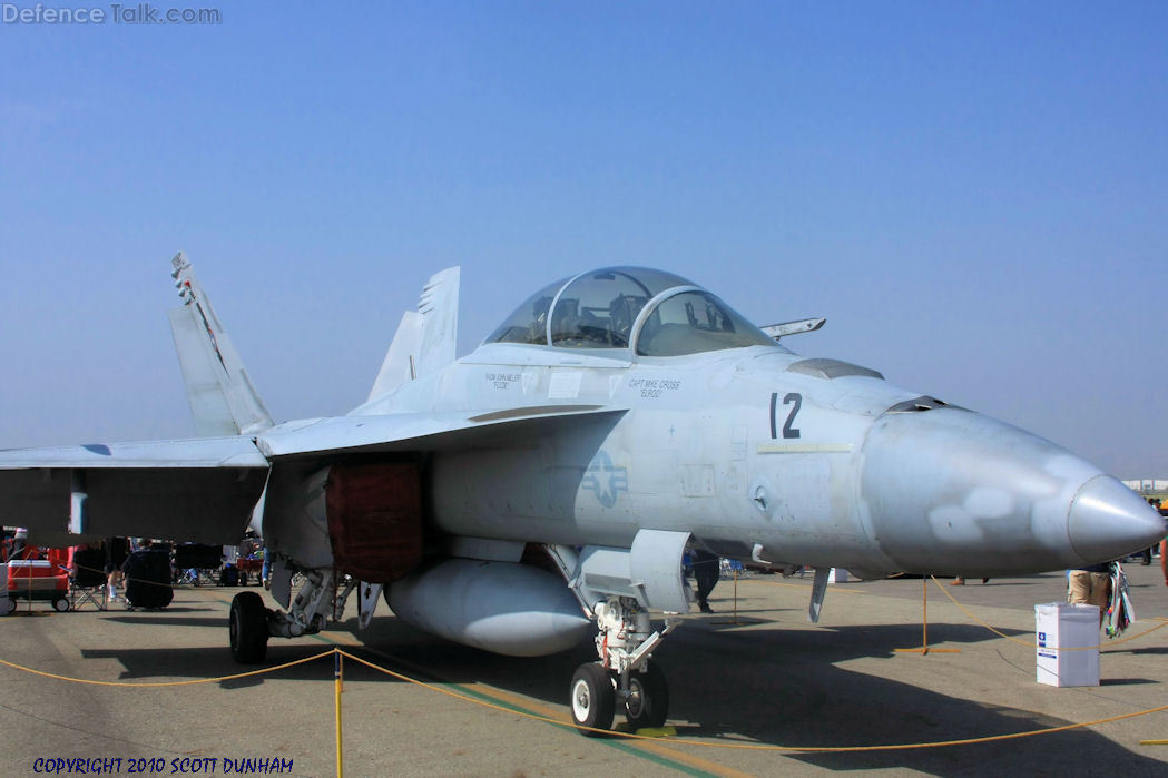 US Navy F/A-18F Super Hornet Fighter