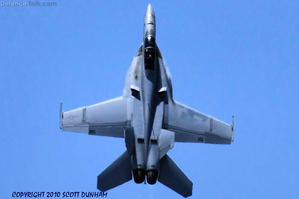 US Navy F/A-18F Super Hornet Fighter