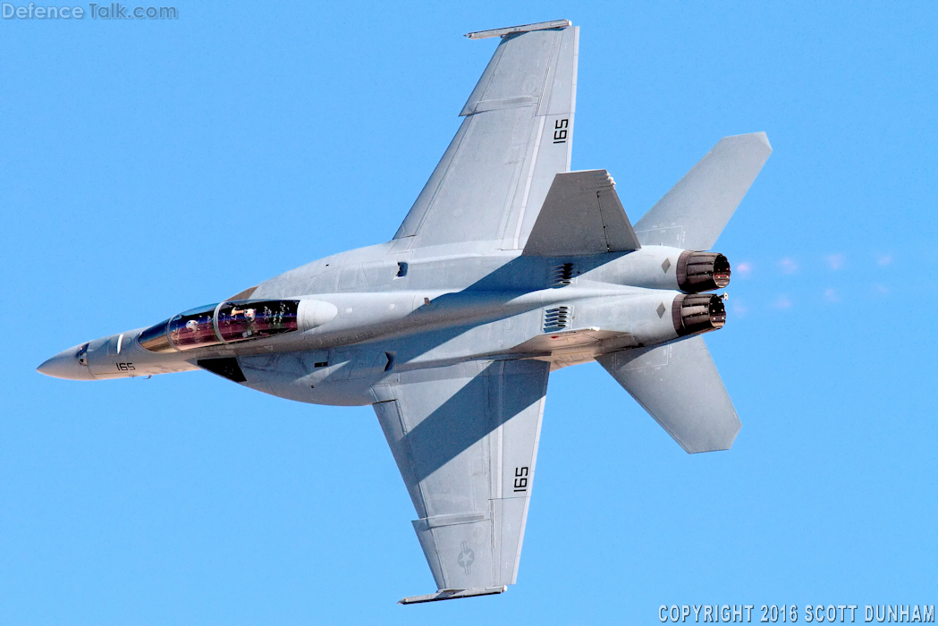 US Navy F/A-18F Super Hornet Fighter