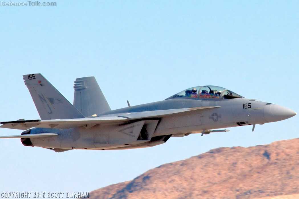 US Navy F/A-18F Super Hornet Fighter