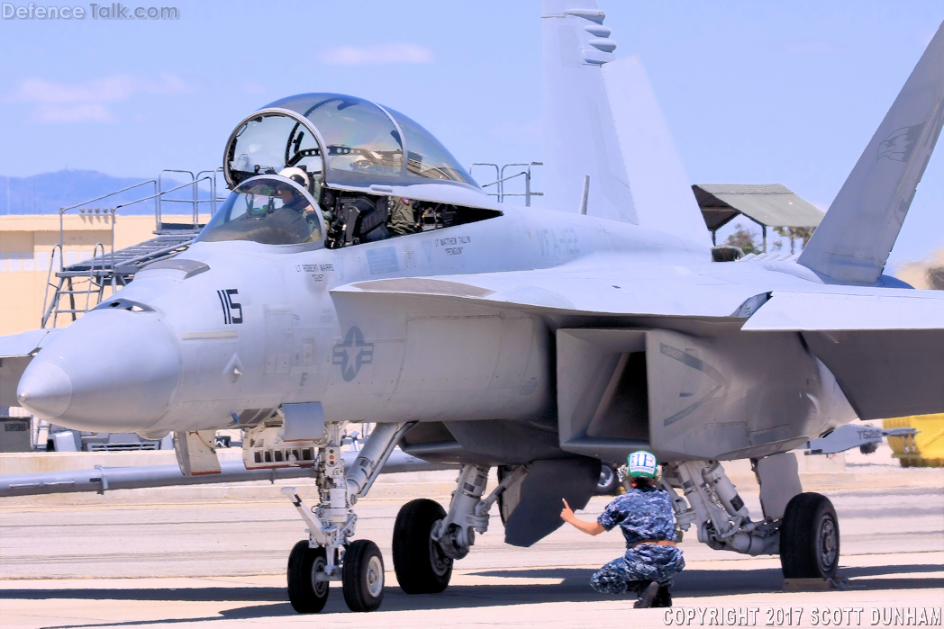 US Navy F/A-18F Super Hornet Fighter