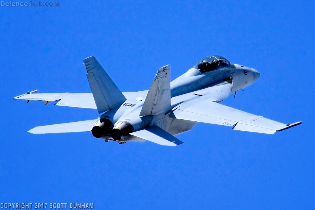 US Navy F/A-18F Super Hornet Fighter