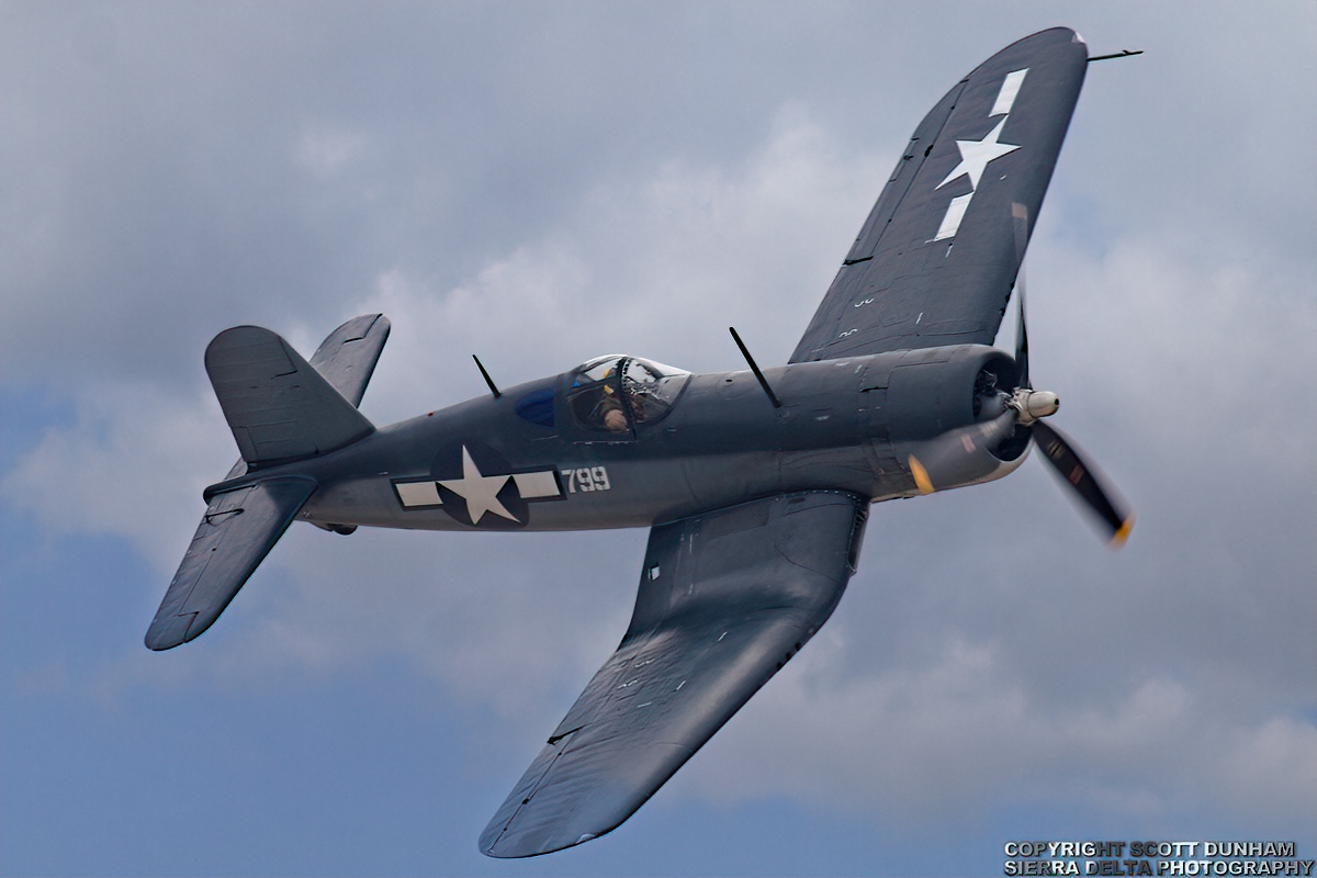 US Navy F4U Corsair Fighter Aircraft