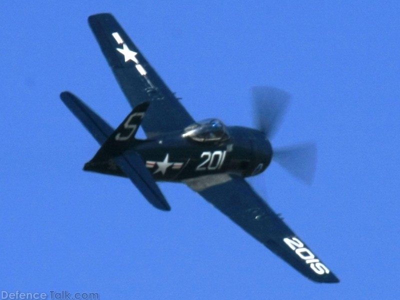 US Navy F8F Bearcat Fighter Aircraft