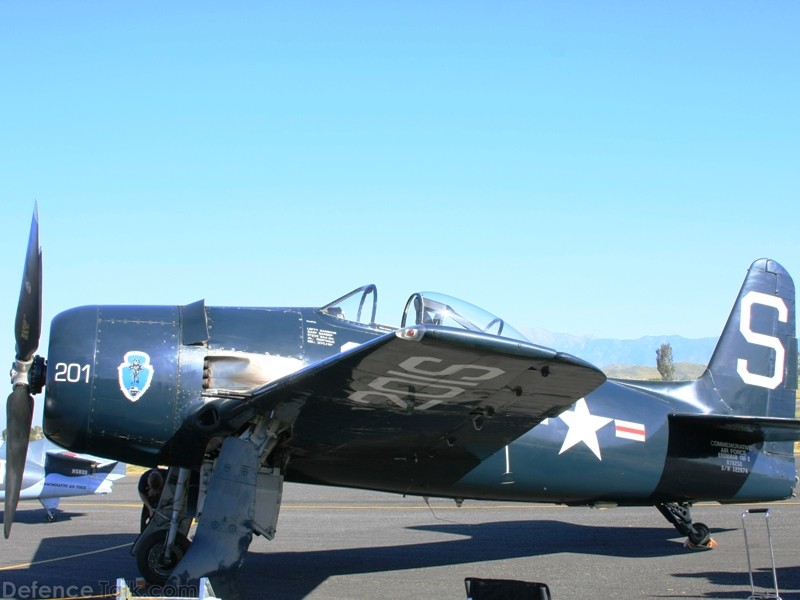 US Navy F8F Bearcat Fighter Aircraft