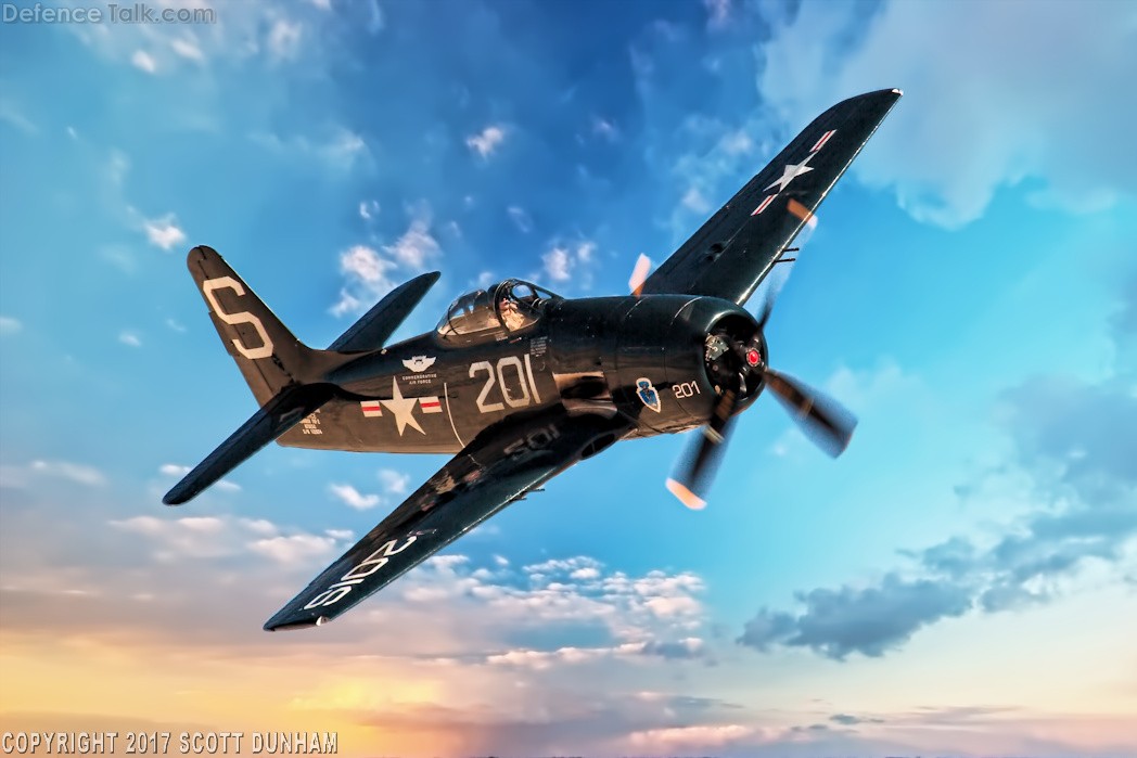 US Navy F8F Bearcat Fighter Aircraft